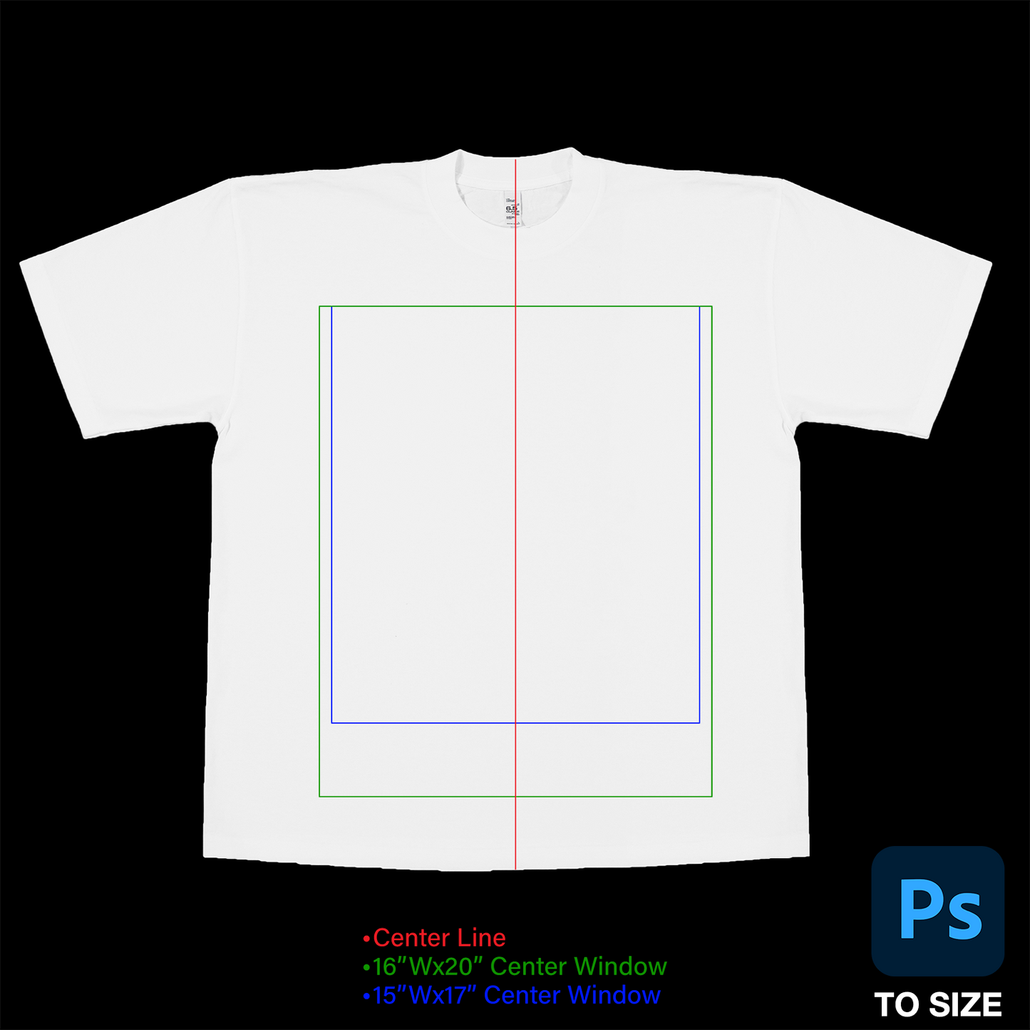 White LA Apparel Mock Photoshop Files (To Size)